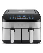 Double friteuse inox 9L airflow noire