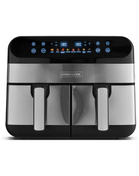 Double friteuse inox 9L airflow noire