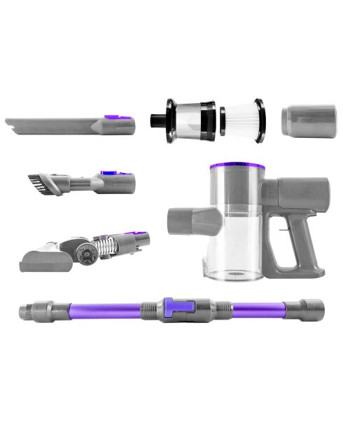 Aspirateur-balai sans fil digital f17 violet