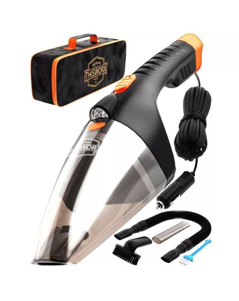 Aspirateur à main pour voiture twc02 blk noir