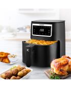 Friteuse sans huile 4l - 8 programmes airmed4 noire
