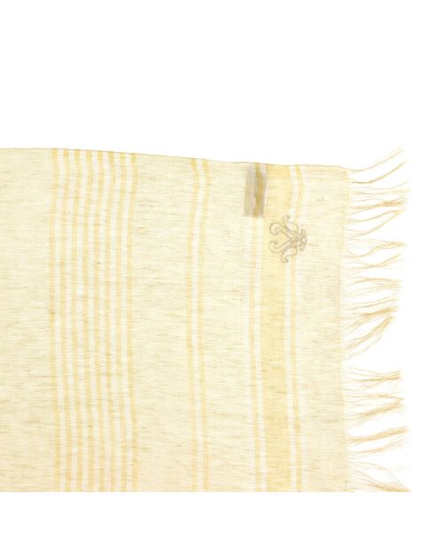Écharpe 100% Lin Paille blé - 50x190 cm