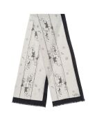 Etole en coton Malrome multicolore - 70x200 cm