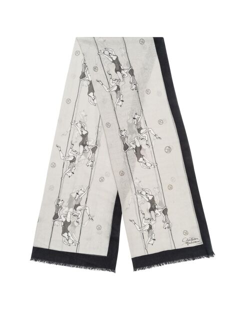 Etole en coton Malrome multicolore - 70x200 cm