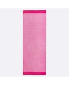 Roze stola van zijde en wol - 70x200 cm