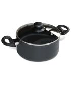 Faitout avec couvercle Easy induction noir - D.20 cm