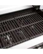 Barbecue à gaz en acier inoxydable rexon inox - 120x135x52 cm