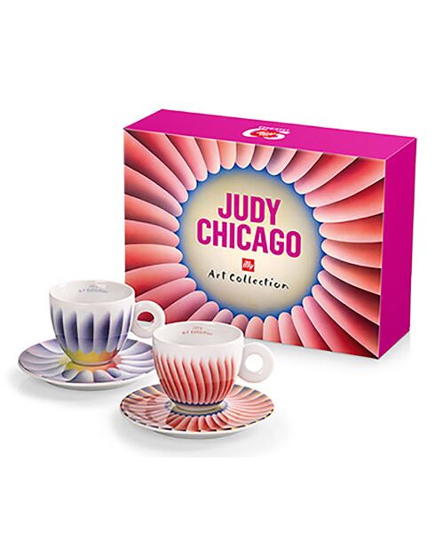 Coffret de 2 Tasses Cappucino en Porcelaine Judy Chicago - 170 ml