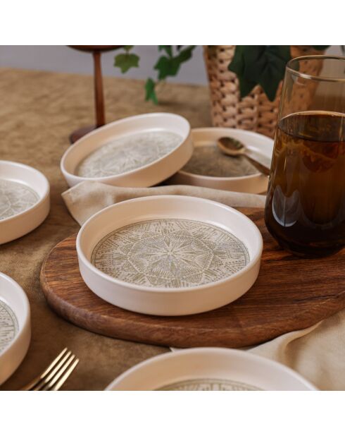 6 Bols crèmes - 200ml