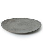 6 Assiettes à dessert marron - D.23 cm