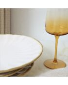 6 Assiettes plates blanches - D.27 cm