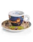 2 Tasses Espresso en Porcelaine Illy Art Collection Biennale B multicolores - 55 ml