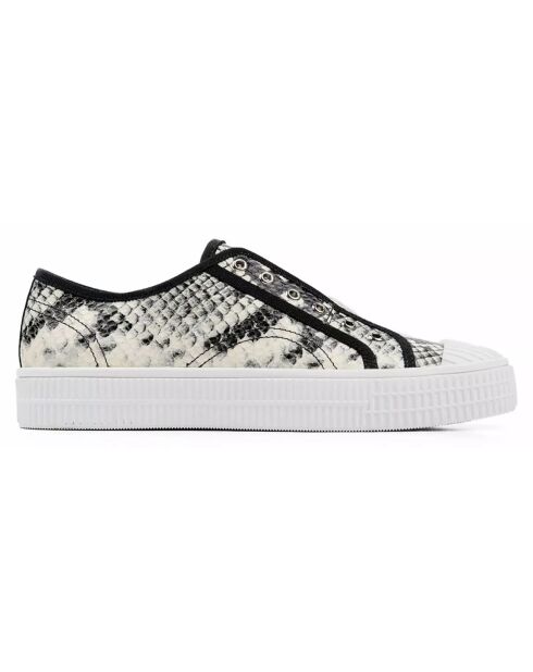 Sneakers en Cuir Babs serpent