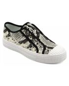 Sneakers en Cuir Babs serpent
