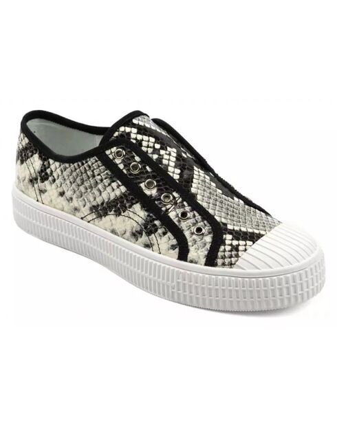 Sneakers en Cuir Babs serpent