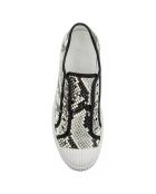 Sneakers en Cuir Babs serpent