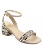 Sandales en simili Cuir vegan Coco beiges