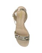 Sandales en simili Cuir vegan Coco beiges