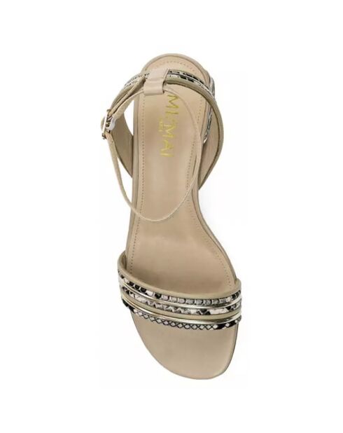 Sandales en simili Cuir vegan Coco beiges