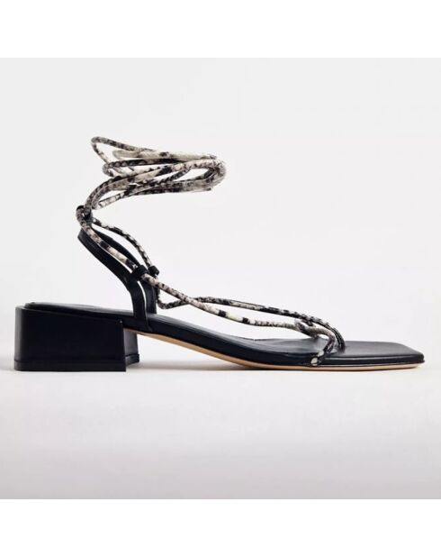 Sandales en Cuir Devon noires