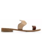 Sandales en Cuir Goa beiges
