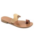 Sandales en Cuir Goa beiges