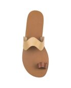 Sandales en Cuir Goa beiges