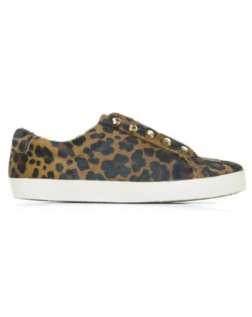 Sneakers en Cuir Joe léopard