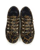 Sneakers en Cuir Joe léopard