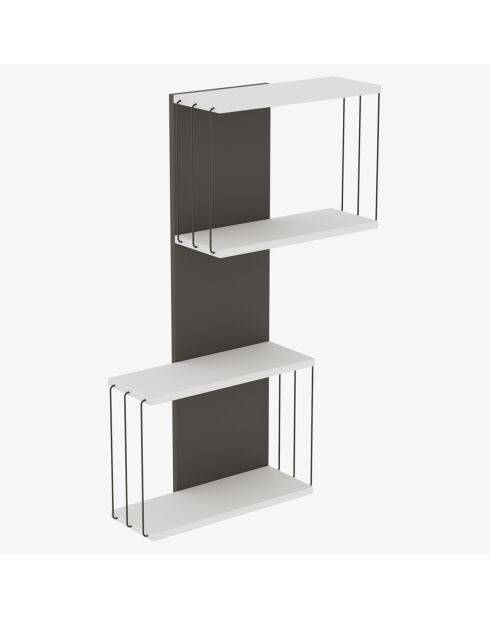 Etagère murale Destan blanche - 65x96x19 cm