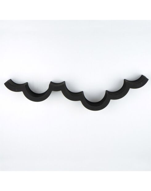 Etagère papier toilette wc018 noire - 62x9x16 cm