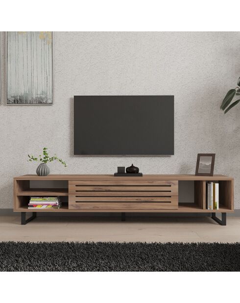 Meuble TV Safir pin - 160x35x40 cm