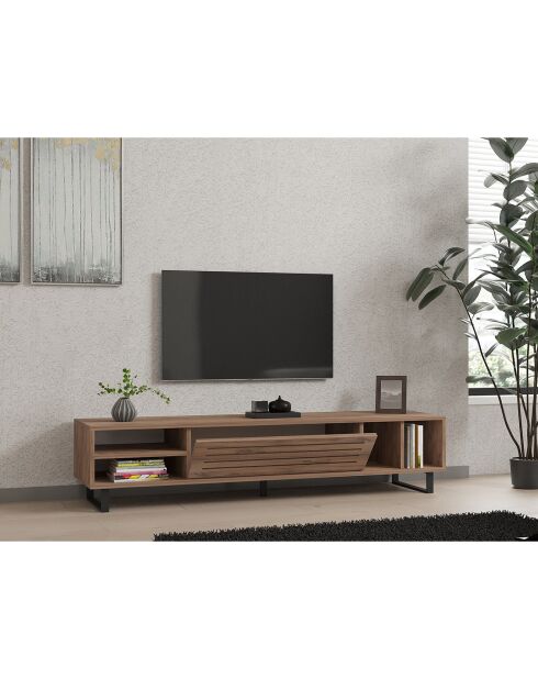 Meuble TV Safir pin - 160x35x40 cm