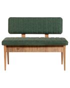 Banc Vina pin/vert - 110x85x40 cm
