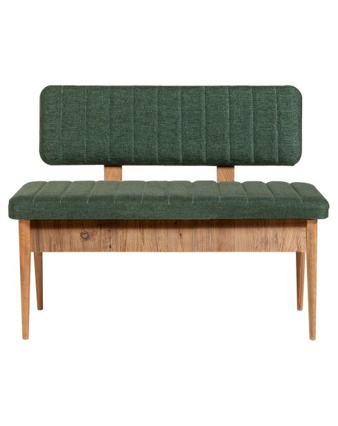 Banc Vina pin/vert - 110x85x40 cm