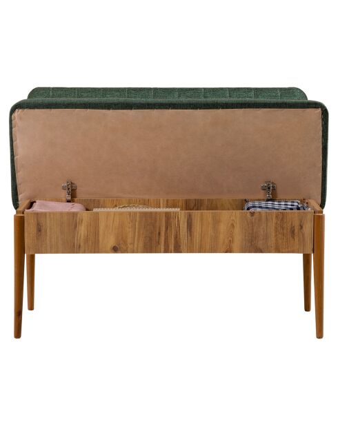 Banc Vina pin/vert - 110x85x40 cm