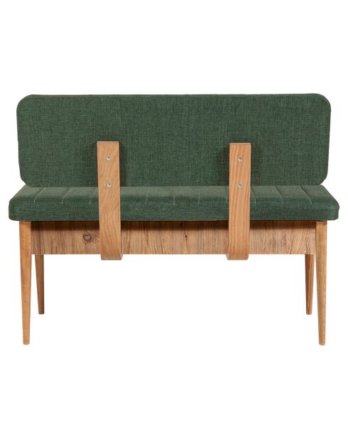 Banc Vina pin/vert - 110x85x40 cm