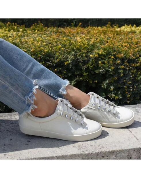 Sneakers en Cuir Joe blanches