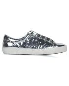 Sneakers en Cuir Joe argentées