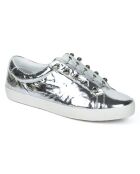 Sneakers en Cuir Joe argentées