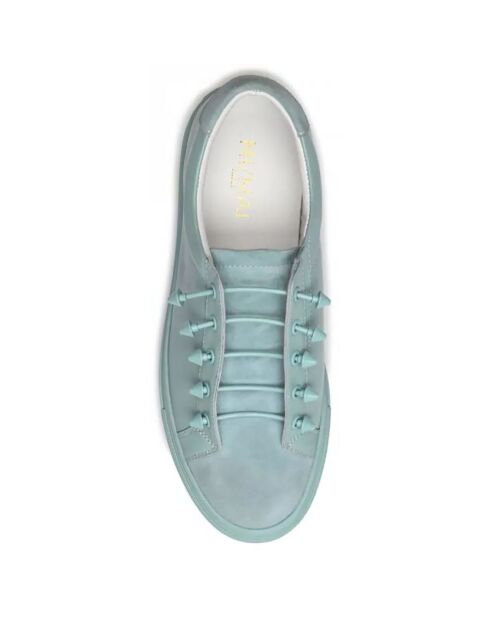 Sneakers en Cuir Joe vertes