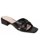 Mules en Cuir Nola noires