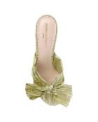 Mules en Cuir Tama dorées - Talon 7 cm