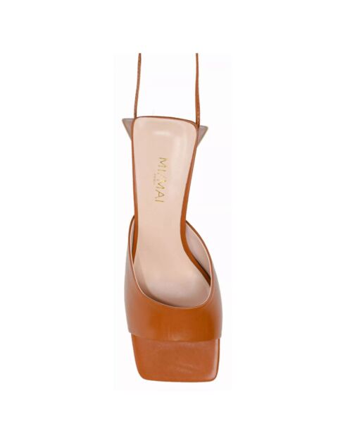 Sandales en Cuir Tonka terracotta - Talon 7 cm