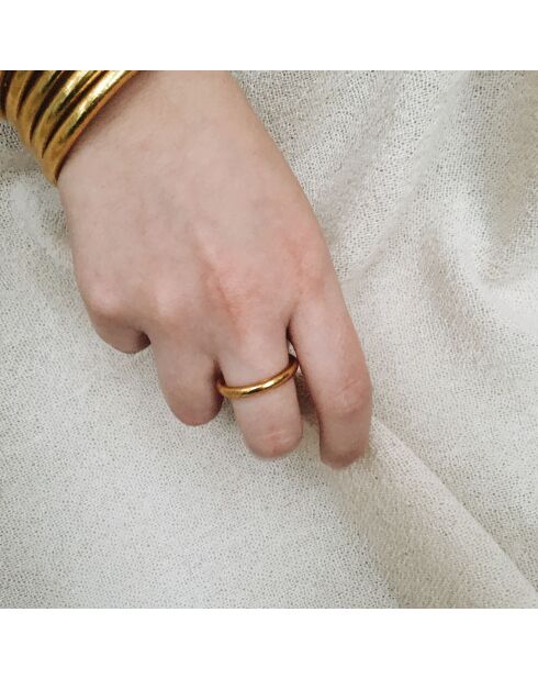 Bague Bouddhiste dorée