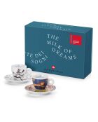 2 Tasses Espresso en Porcelaine Illy Art Collection Biennale B multicolores - 55 ml