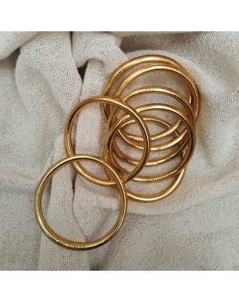 Bracelet Bouddhiste Epais doré