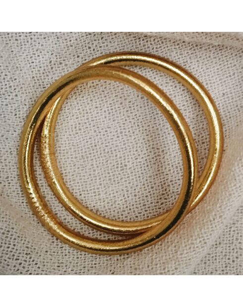 Bracelet Bouddhiste Epais doré