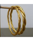 Bracelet Bouddhiste Torsadé Fin doré