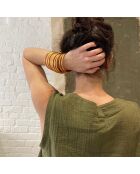 Bracelet Bouddhiste cuivré brillant